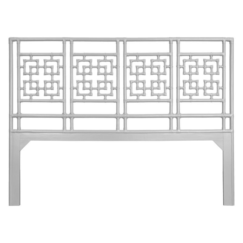 Palm Springs Low Profile Standard Bed, King, Light Gray