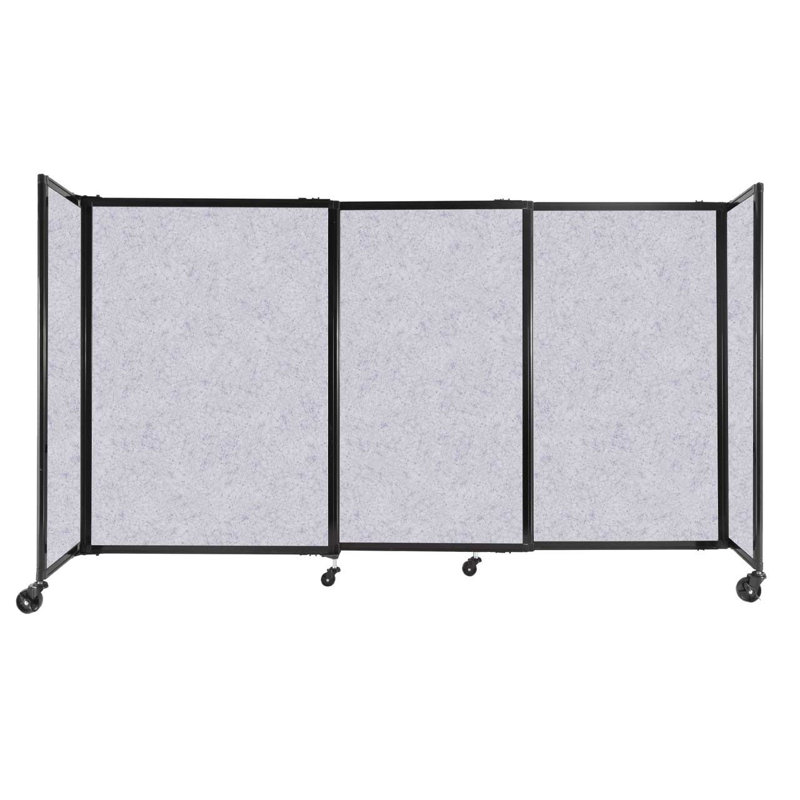 Cloison portative Soundsorb, H 48 po x l 86 po x P 18 po, Gris foncé