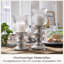 2 Piece Metal Candlestick Set