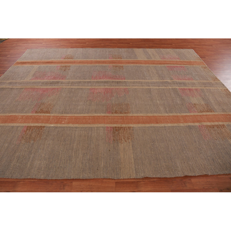 Tapis kilim tissé à plat 9 x 12