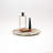 Natural Round Travertine Serving Tray – Decorative Stone Vanity Tray for Kitchen, Bathroom & Tabletop-1578095531