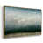 Toile avec cadre flottant or