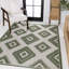 Tapis vert / crème Kyona-1848877024