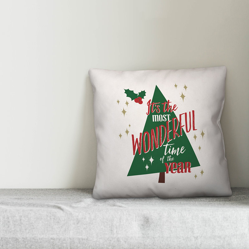  Coussin décoratif It's the Most Wonderful Time of the Year