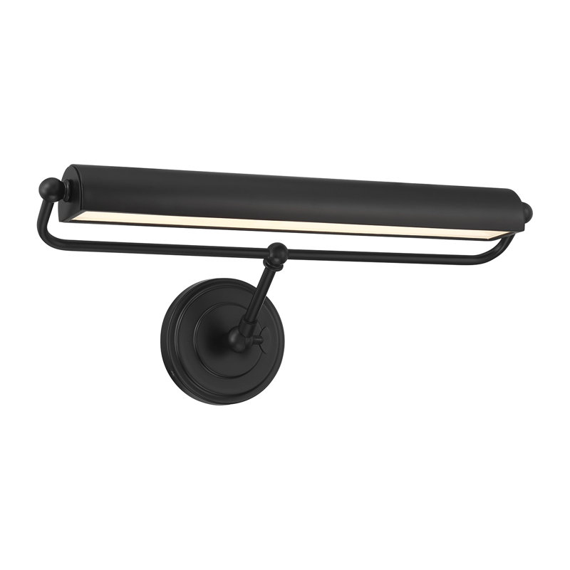 Lampe pour tableau DEL intégrée 21,5 po Latiera, Noir mat
