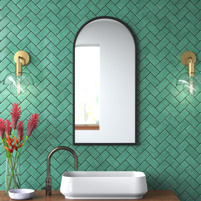 Algona Metal Flat Wall Mirror