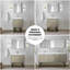 30 po X P 20 po Meuble-lavabo D avec plateau en marbre de culture-119736751