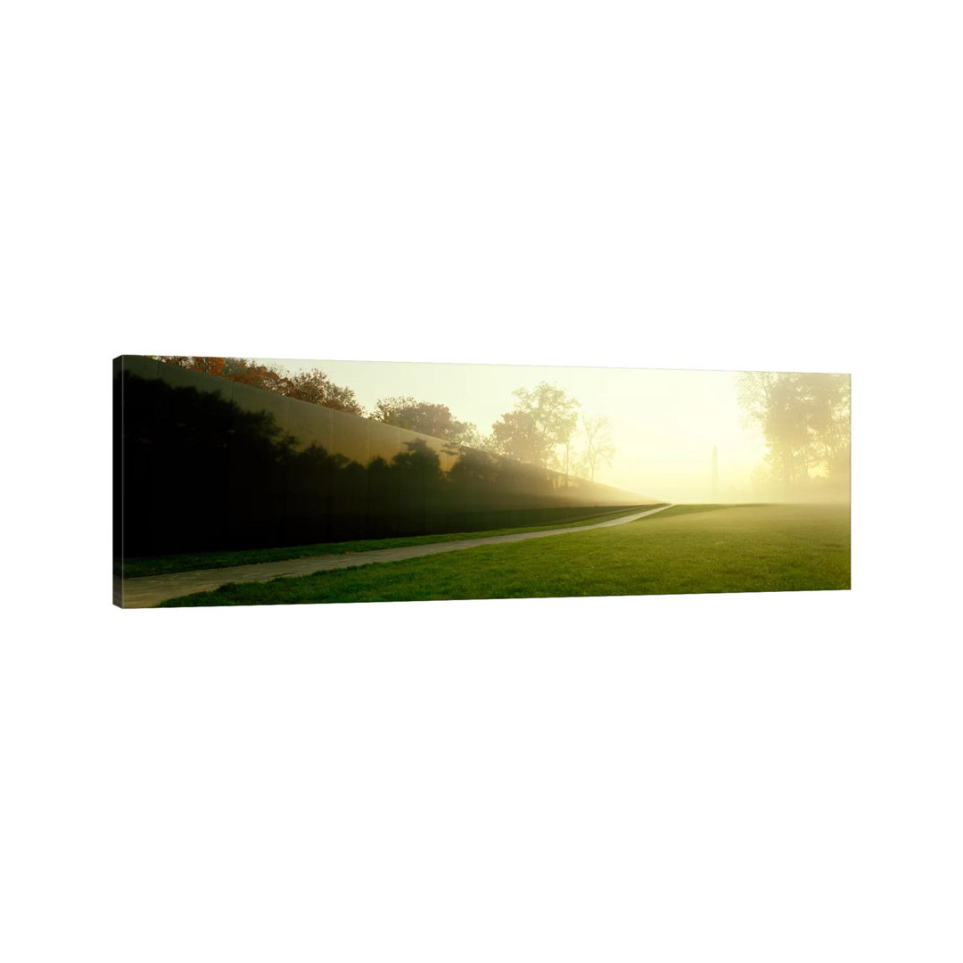 Vietnam Veterans Memorial, Washington DC, District Of Columbia, USA - Wrapped Canvas Panoramic Print