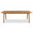 Savannah Solid Oak Extension Dining Table (86"-126")