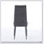 Ensemble de 2 chaises de salle à manger réglables en velours gris foncé-450961902