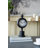 Analogue Electric Tabletop Clock with Alarm in Black