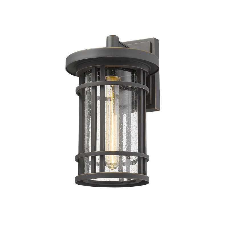 Lanterne murale d'extérieur Landry, Bronze huilé, H 13,5 po x l 8 po x P 9 po