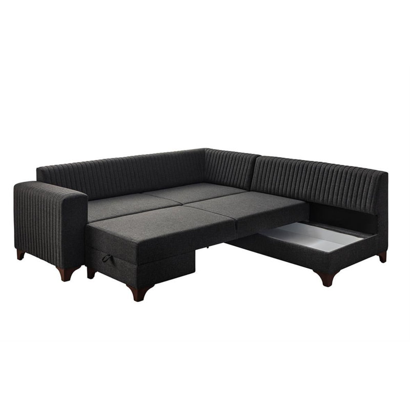 Canapé-lit d'angle, Anthracite