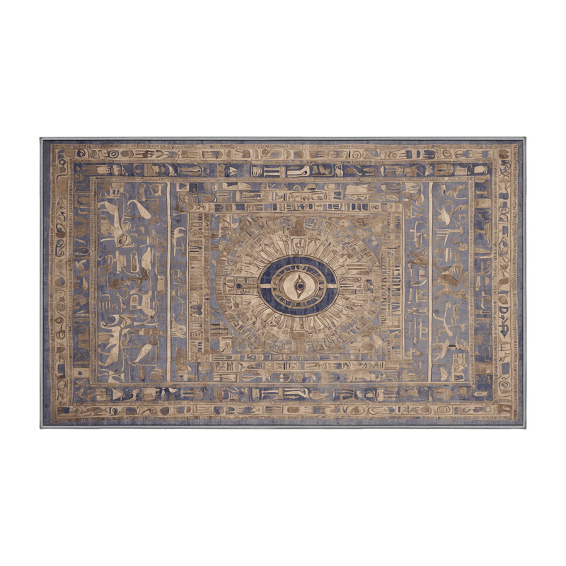 Machine Washable Gray Area Rug, Rectangle 7' x 10'