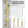 RelaxaJet Thermostatic Shower Faucet 12" Rainfall Shower Head with Slide Bar Handheld Spray