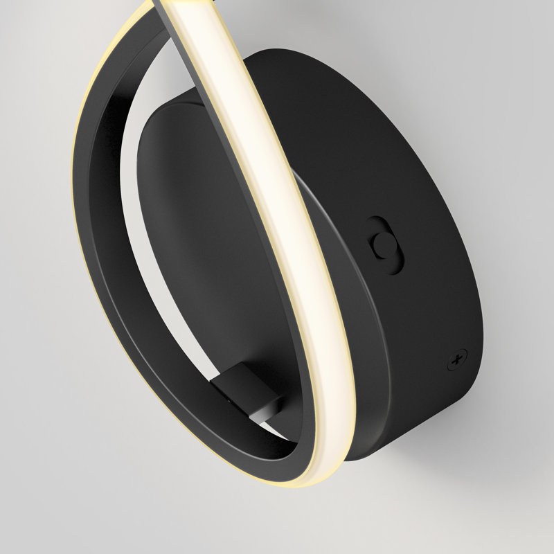 Kinji LED Sconce Wall Light Multiple CCT, Matte Black