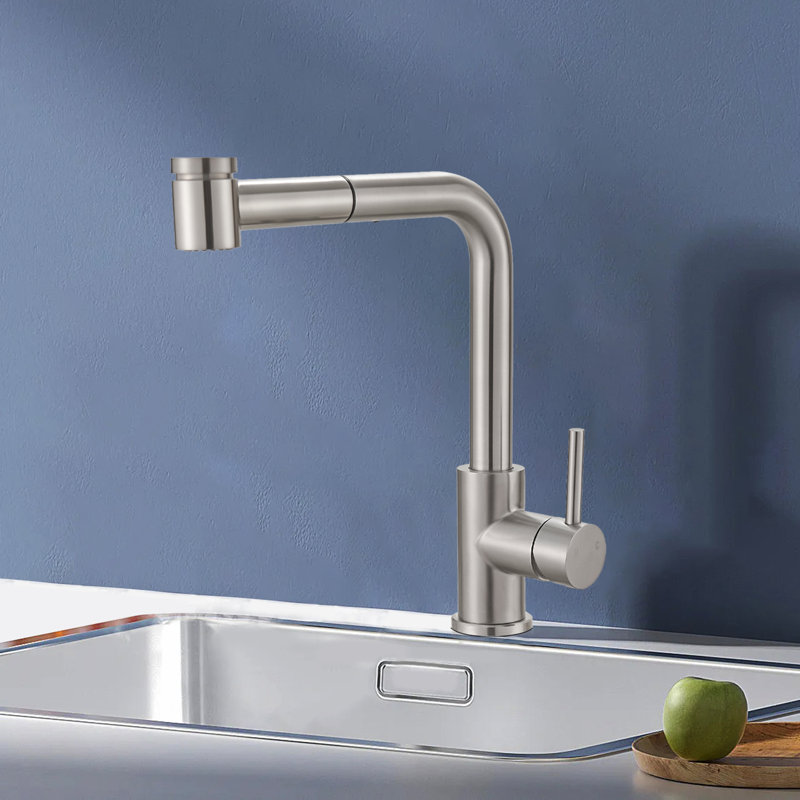 Kitchen Faucet, Brushed Nickel