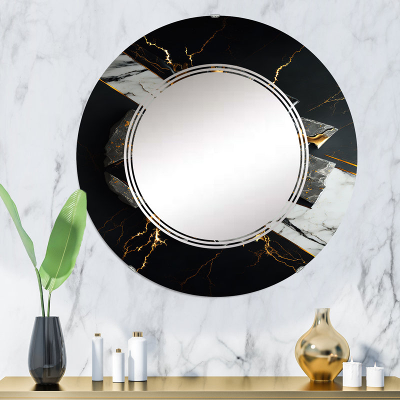Miroir mural Raaya, 32 po x 32 po