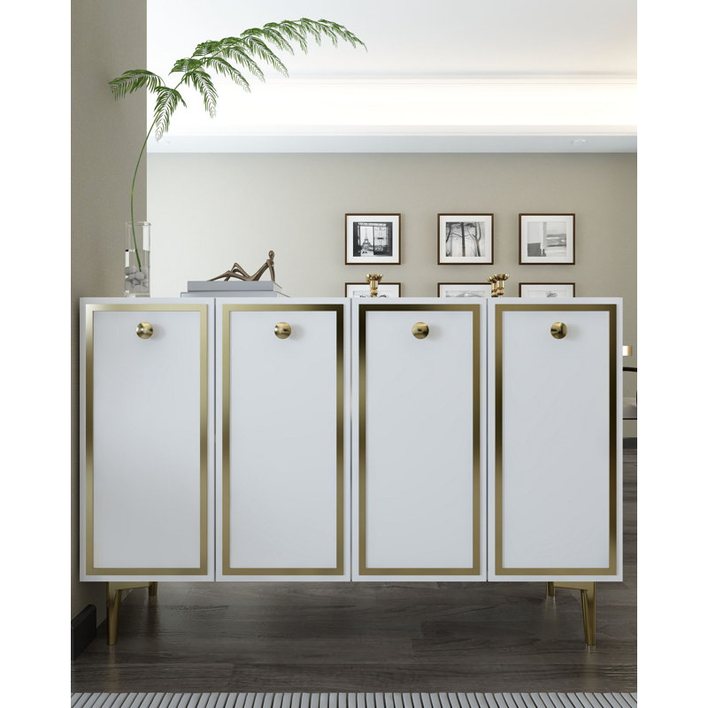 Console Esposito, Blanc + or