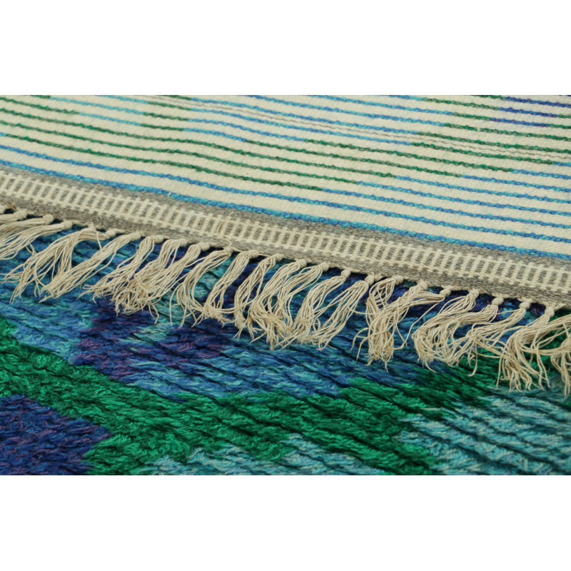 One-of-a-Kind 4’7x6’9 Hand Knotted Area Rug