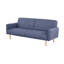 Resten Fabric Click-Clark 3-Seater Sofa Bed-1393357222