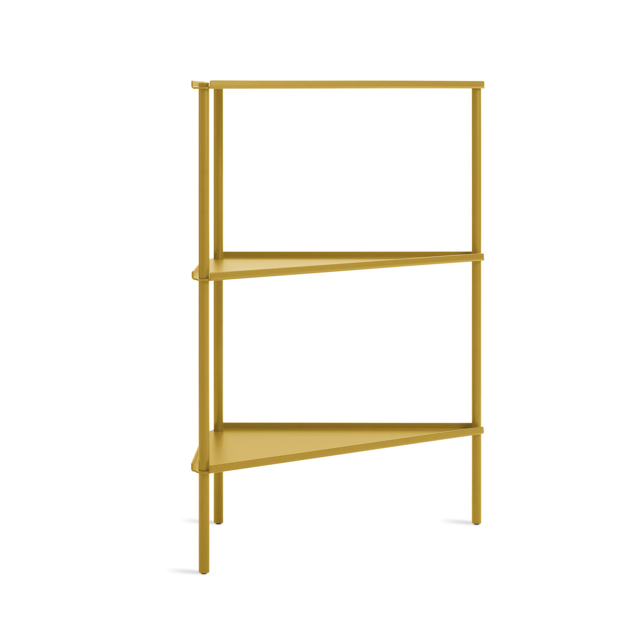 Not for Nothing 34" H x 21" W x 15 D" Shelving Unit, Mustard