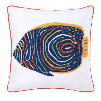 Angelfish Tropical Angelfish Throw Pillow