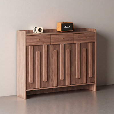 Pine Hall Tree Shoe Storage Cabinet