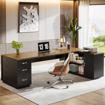 Bureau de direction en L 85,8 po