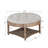 Large Round Waterproof Ottoman Coffee Table-713096450