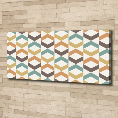 Retro Background - Wrapped Canvas Print