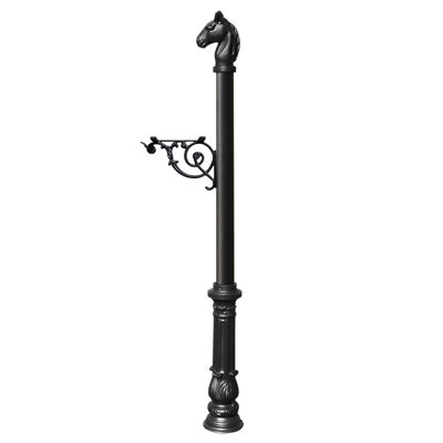 Lewiston Mailbox 62'' H Square Decorative Post