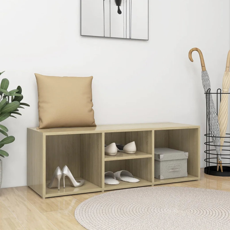 4 Pair Shoe Storage Bench