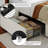 Velvet Upholstered Standard 3 Piece Bedroom Set, 1 Bed And 2 Dresser (set Of 3)-1280924229