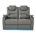 Grey Genuine Leather