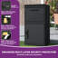 Lockable Package Delivery Boxes, Large Galvanized Steel Mailbox for Porch, House, Curbside