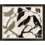 Transparent Bird and Branch 2 Framed Painting