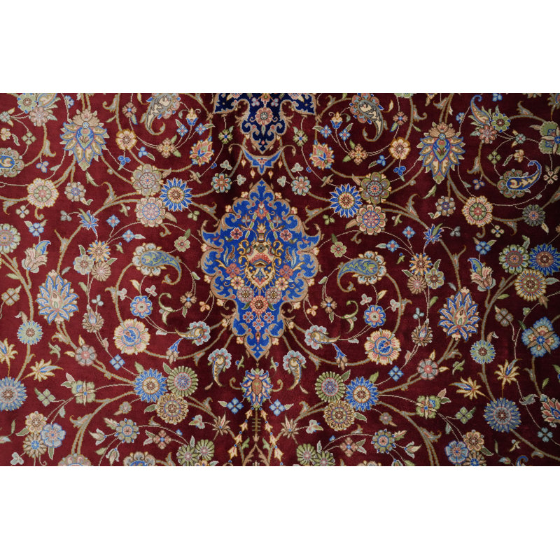 Tapis traditionnel en soie 10 x 13