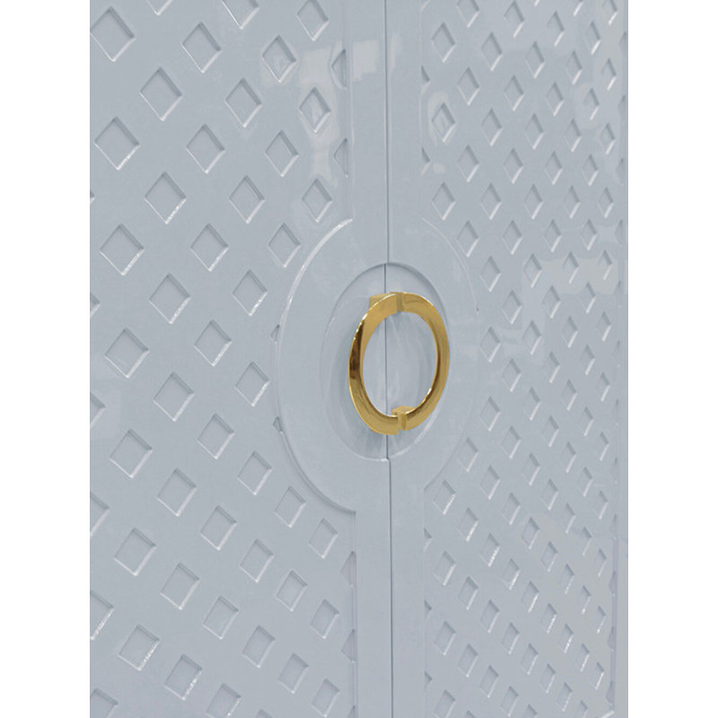 Accent Cabinet, Light Blue