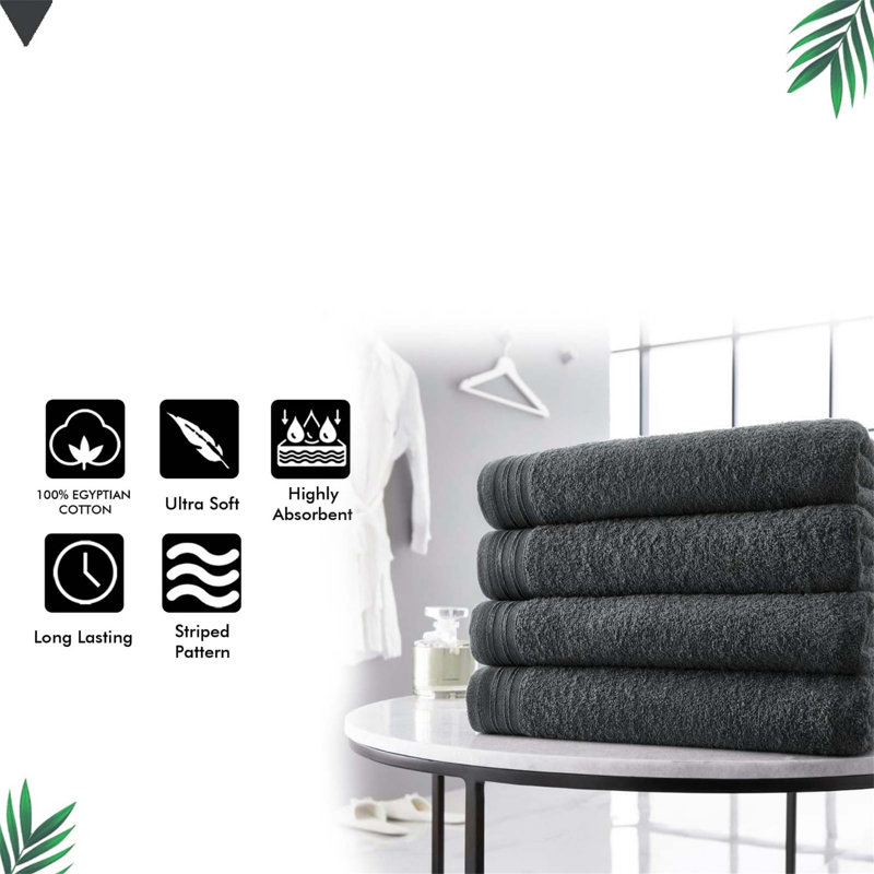 100% Cotton Bath Sheet, Grey