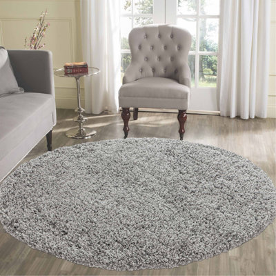 Esterly Solid Colour Shag Area Rug