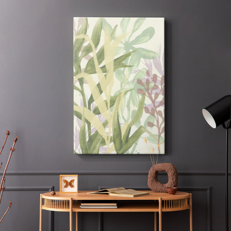 Rêves de feuilles tropicales I - galerie Cavas, H 12 po x l 8 po