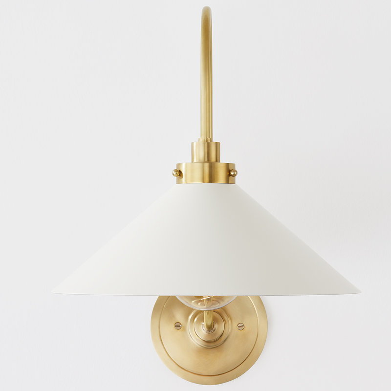 CLIVEDON Wall Sconce, White