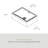 Rohl Eirene 15.69'' White Plastic Rectangular Bathroom Sink with Overflow