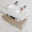 Meuble-lavabo simple avec plateau en pierre 35,43 po Yasim