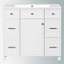 Ensemble de meuble-lavabo simple 36 avec plateau Patrizia-325539818