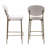 Upholstered Velvet Barstools(Set of 2)-1553455349