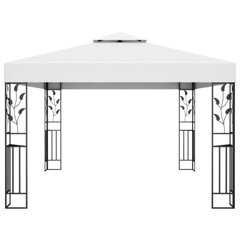 Giragos 3m x 4m Steel Patio Gazebo, White