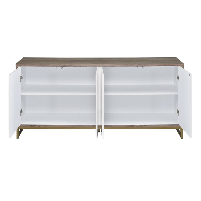 Armoire console L 65 po Casetta , Champagne