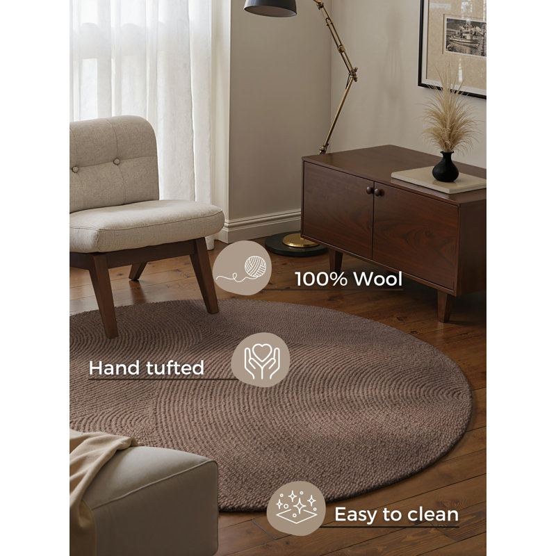 Eleni - Rug by Hanse Home - Natural Living Room Rug, Hand-Tufted Hygge, Scandinavian Living Room, Bedroom, Dining Room, Hallway